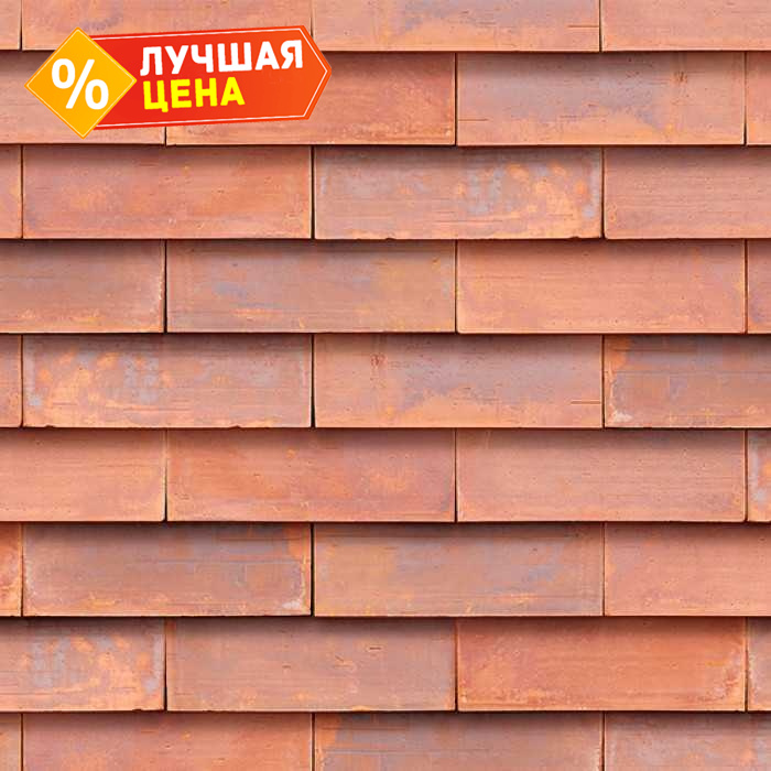Терракотовые панели для фасада и кровли S.Anselmo Skin PG, экструзия, 500*220*40 мм